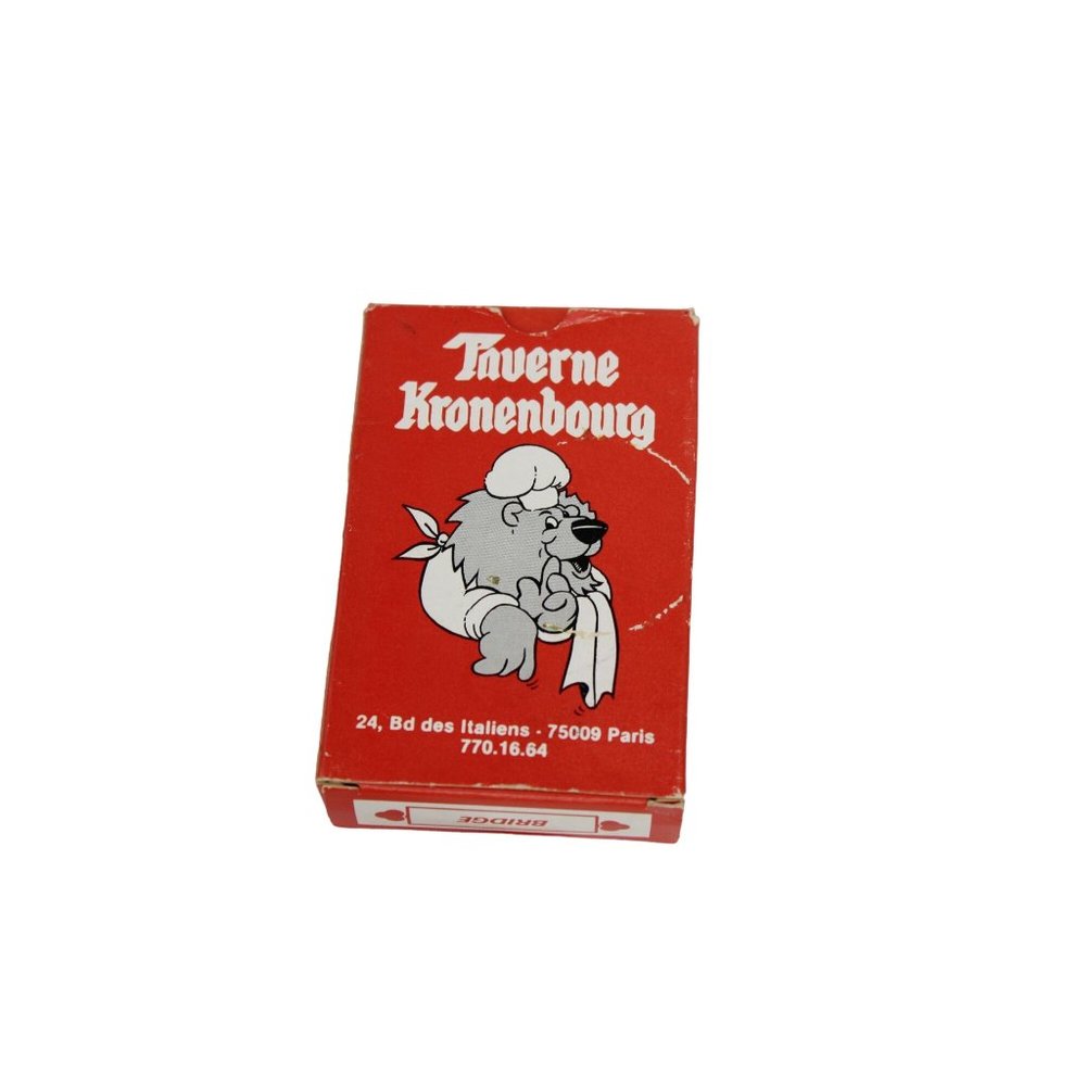 Taverne Kronenbourg Deck Playing Cards Bridge Vintage 90461